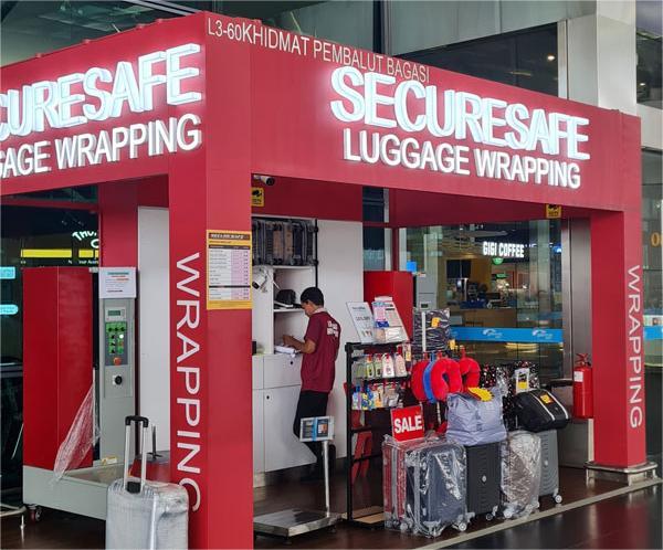 Secure Safe Luggage Wrapping at KLIA Terminal 2 (klia2)
